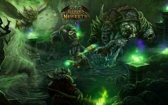 Wallpaper World Of Warcraft Heroes Newerth Characters