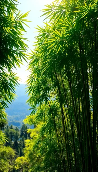 Bamboo Wallpaper Tropical