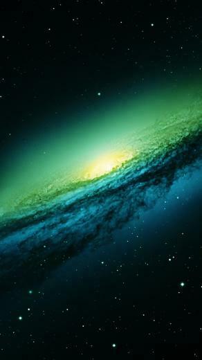 Spiral Galaxy World iPhone 5s Wallpaper