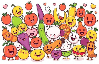 Cartoon Food Wallpaper