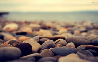Pebbles On The Beach Wallpaper Photography