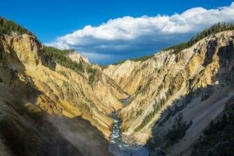 River In Yellowstone National Park HD Wallpaper Background Image