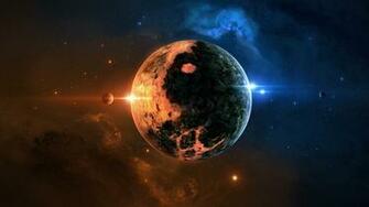 Wallpaper Space Planet Background