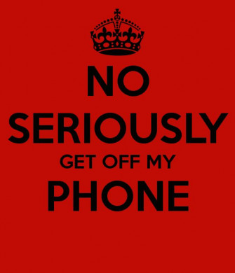 Stay Off My Phone Wallpaper