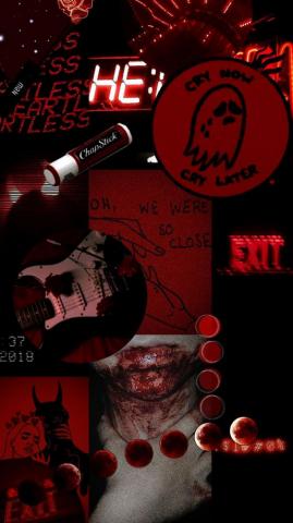 Red Baddie Wallpaper Sun