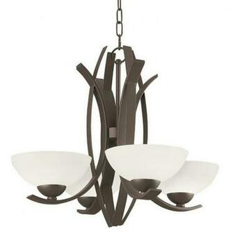 Allen Roth Light Lebach Aged Bronze Chandelier Lowe S