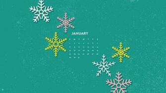 January HD Calendar Wallpaper