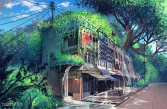 Cafe Of The Woods By Anonamos701