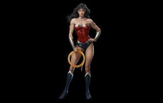 Wallpaper Costume Hero Brunette Boots Wonder Woman Superhero