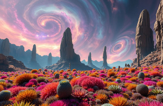 Alien Planet Landscapes Wallpaper