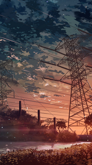 Best Powerline Ideas Anime Scenery Wallpaper