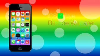 Ios Style Rainbow Wallpaper Desktop Background