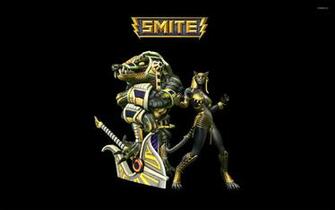 Sobek And Bastet Smite Wallpaper Game
