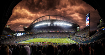 HD Soccer Stadium Wallpaper