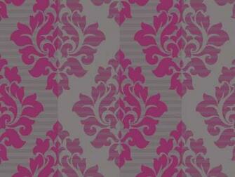Arthouse Nightfall Flock Damask Pink Wallpaper Delivery