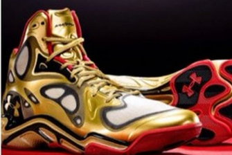 Stephen Curry Goes Off In Gold Under Armour Grammy Shoes Bleacher
