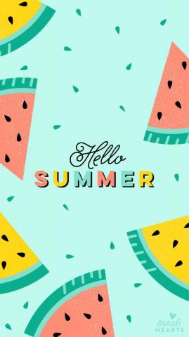 July Watermelon Calendar Wallpaper Sarah Hearts