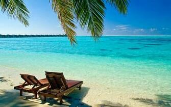 HD Maldives Sun Island Beach Wallpaper