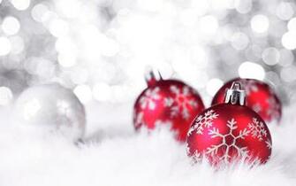 Holiday Image Background Ball Red White