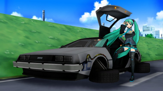 Mmd Bttf Project Dmc Delorean Time Machine By Phamser On