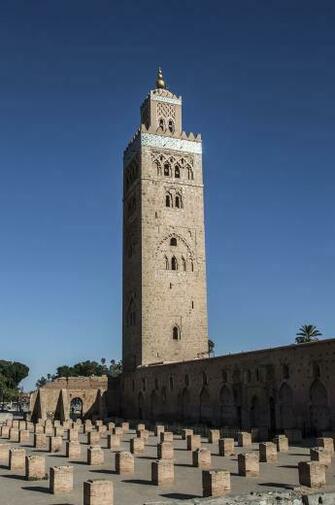 HD Wallpaper Brick Tower Mosque Marrakesh Morocco Moroccan