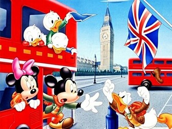 Walt Disney Wallpaper The Gang In London Uk