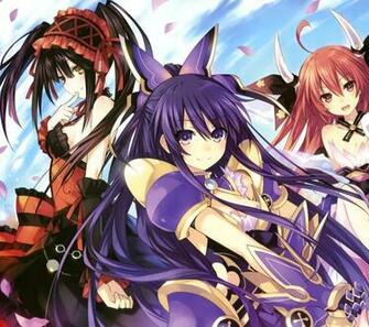 Date A Live Tohka Yatogami Android Wallpaper Kotori Itsuka Kurumi