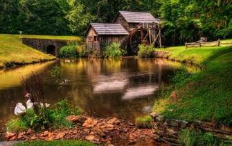 Old Mill Wallpaper Myspace Background