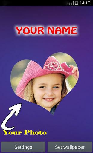 My Name Photo Live Wallpaper For Android M