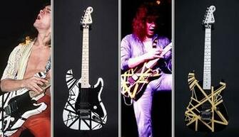 Frankenstein Guitar White Black