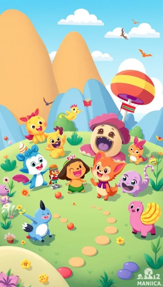 Cartoon Characters Phone Wallpaper