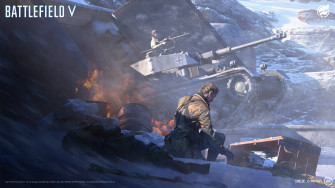 Battlefield Snow Tanks Wallpaper
