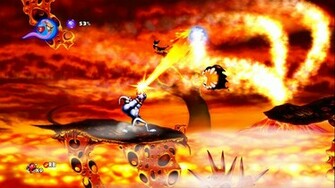 Earthworm Jim Adventure Animation Comedy Cartoon Wallpaper