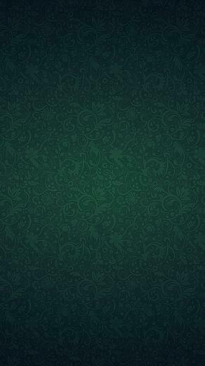 Green Ornament Texture Pattern iPhone Wallpaper