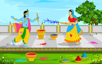 Cute Radha Krishna Wallpaper