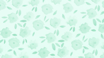 Floral Sage Green Aesthetic Wallpaper