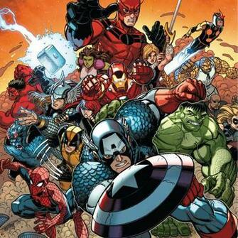 Avengers iPad Wallpaper Laser Time