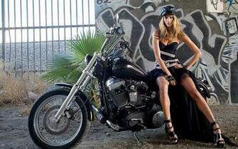Black Wallpaper Motorcycles Chopper Girl Hot Jpg