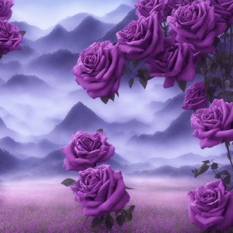Purple Rose Wallpaper