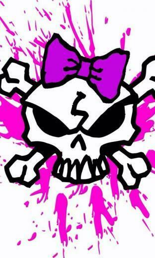 Girly Skull Live Wallpaper HD Screenshot