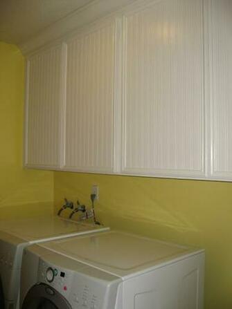 My Weekend Beadboard Wallpaper Project Laundry Room Pics