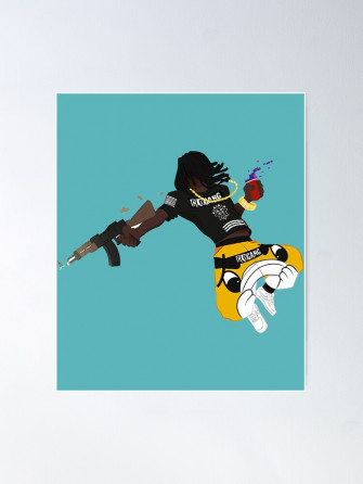 Chief Keef Ak47 Classic T Shirt Poster By Janensidine