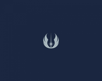Minimalist Star Wars Wallpaper Jedi Emblem By Diros