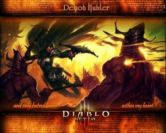 Illustrations Sur Le Demon Hunter Diablo