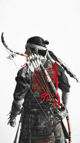 Jin Sakai Samurai Art Ghost Of Tsushima Artwork