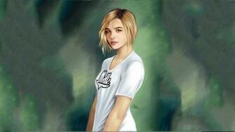 Chloe Grace Moretz Beautiful Painting Wallpaper HD