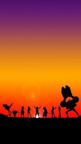 One Piece iPhone Background Group