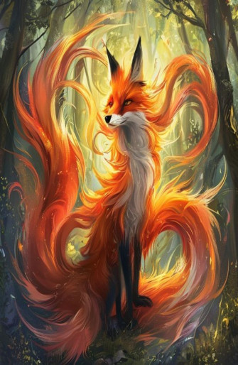 Nine Tails HD Wallpaper