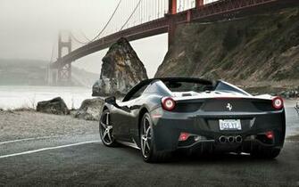 Black Ferrari Wallpaper Widescreen At Cars Monodomo
