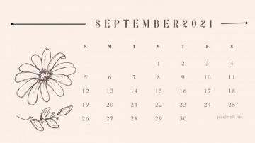 September Calendar Wallpaper Net